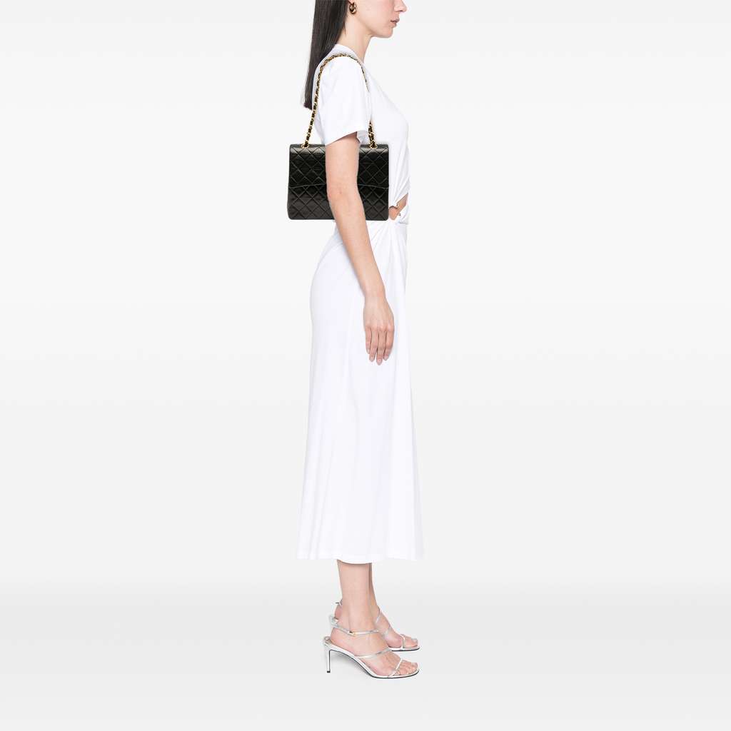 Chanel Medium Tall Classic Lambskin Double Flap - Image 12