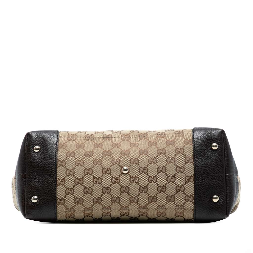 Gucci Medium GG Canvas Web Dressage Tote - Image 6