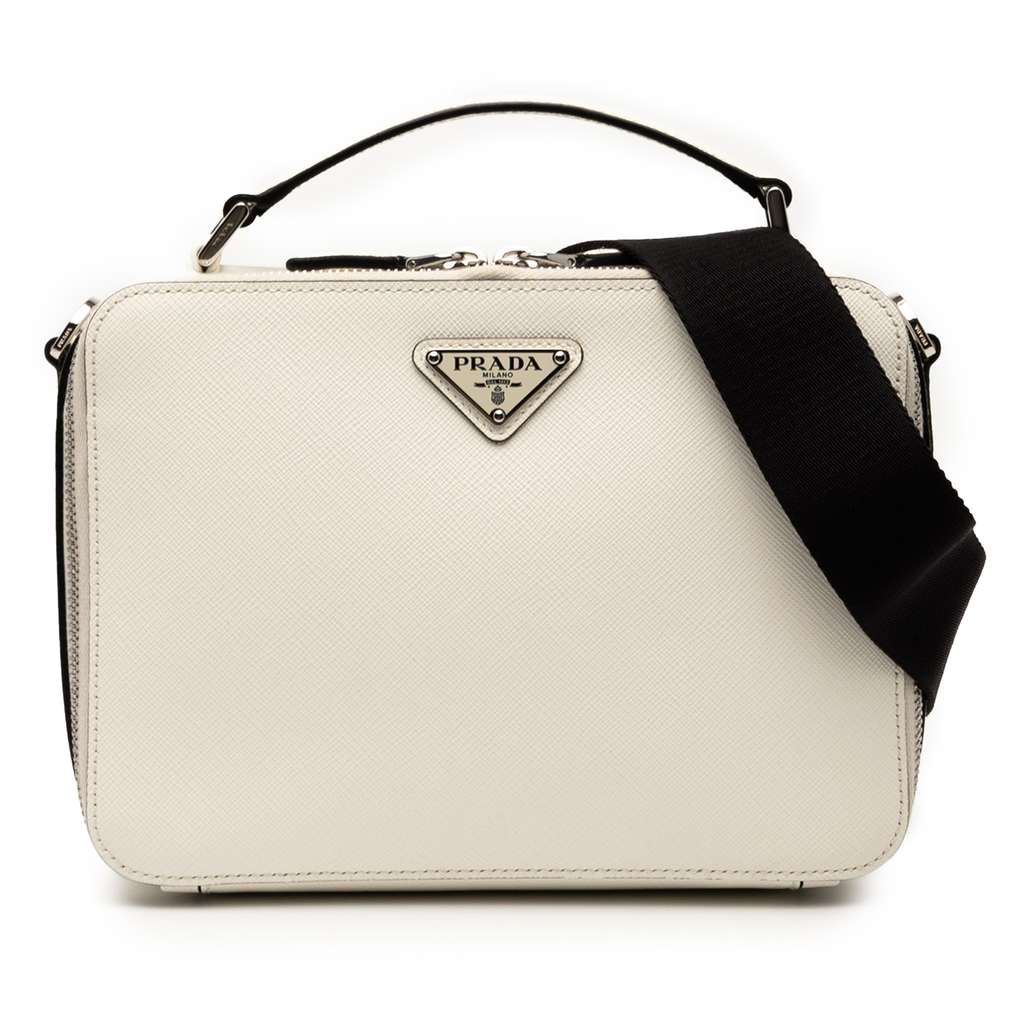 Prada Medium Saffiano Brique Satchel