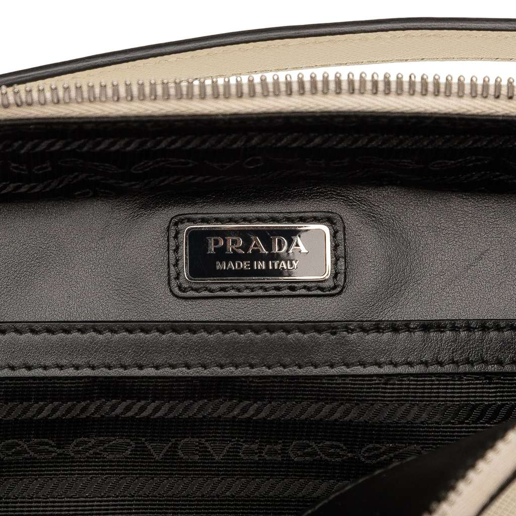 Prada Medium Saffiano Brique Satchel - Side view