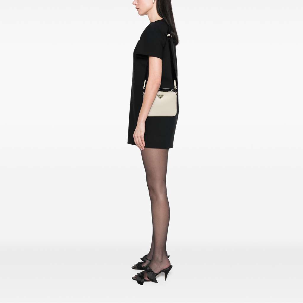 Prada Medium Saffiano Brique Satchel - Detail 1