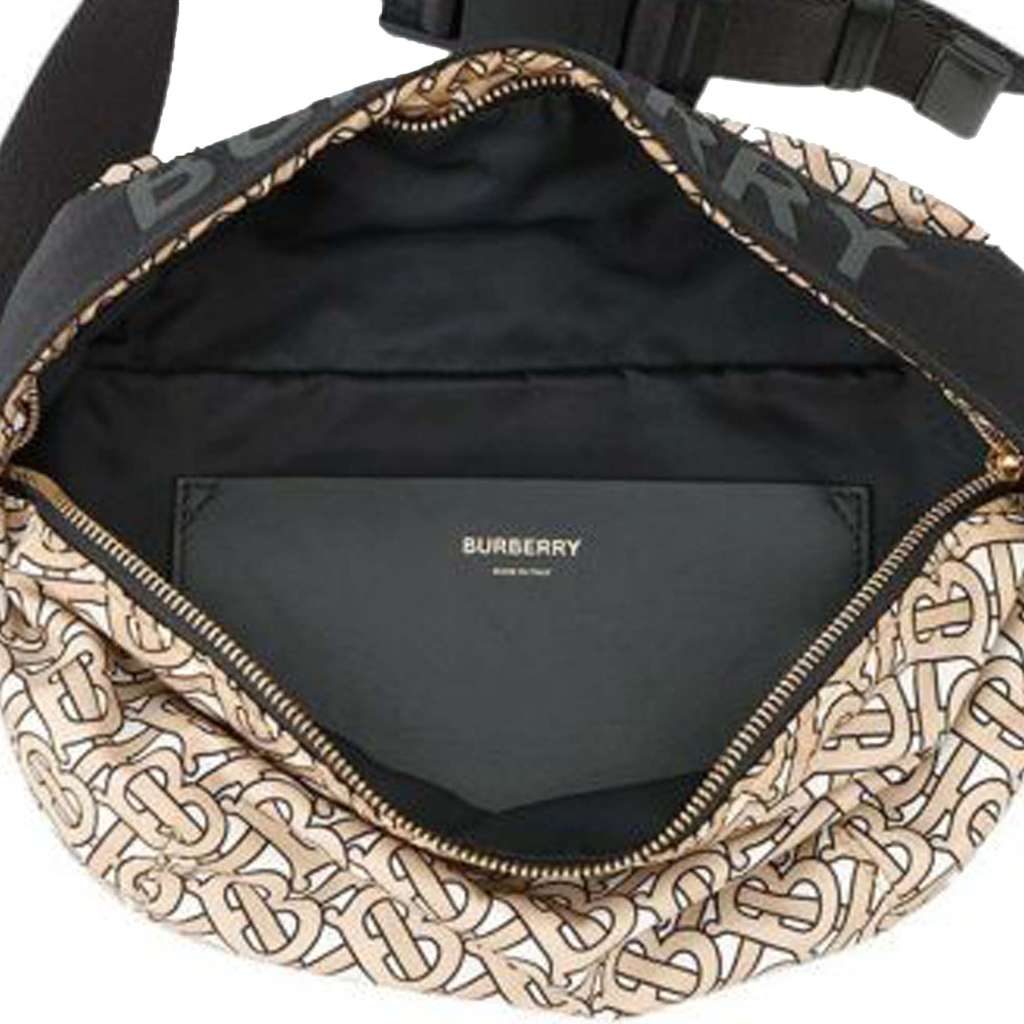 Burberry TB Monogram Nylon Sonny Belt Bag - Side view
