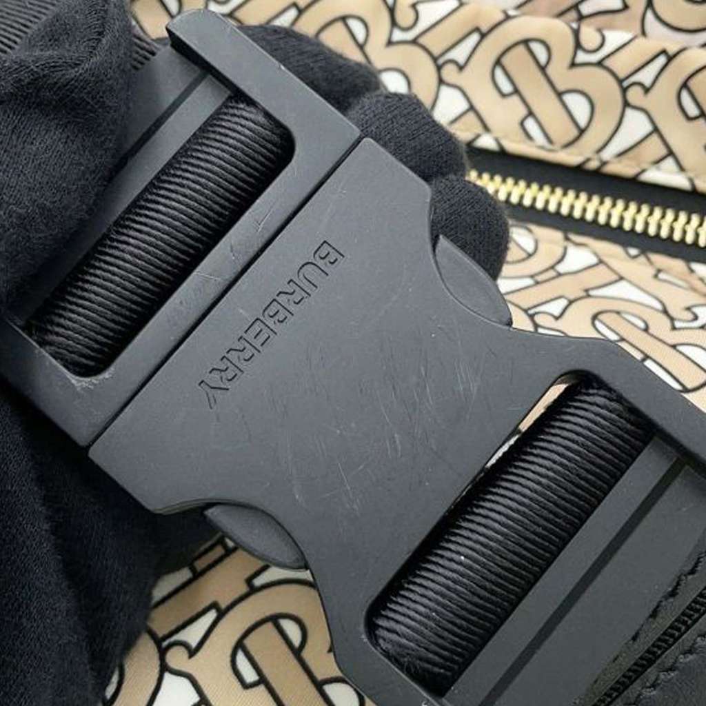 Burberry TB Monogram Nylon Sonny Belt Bag - Image 11