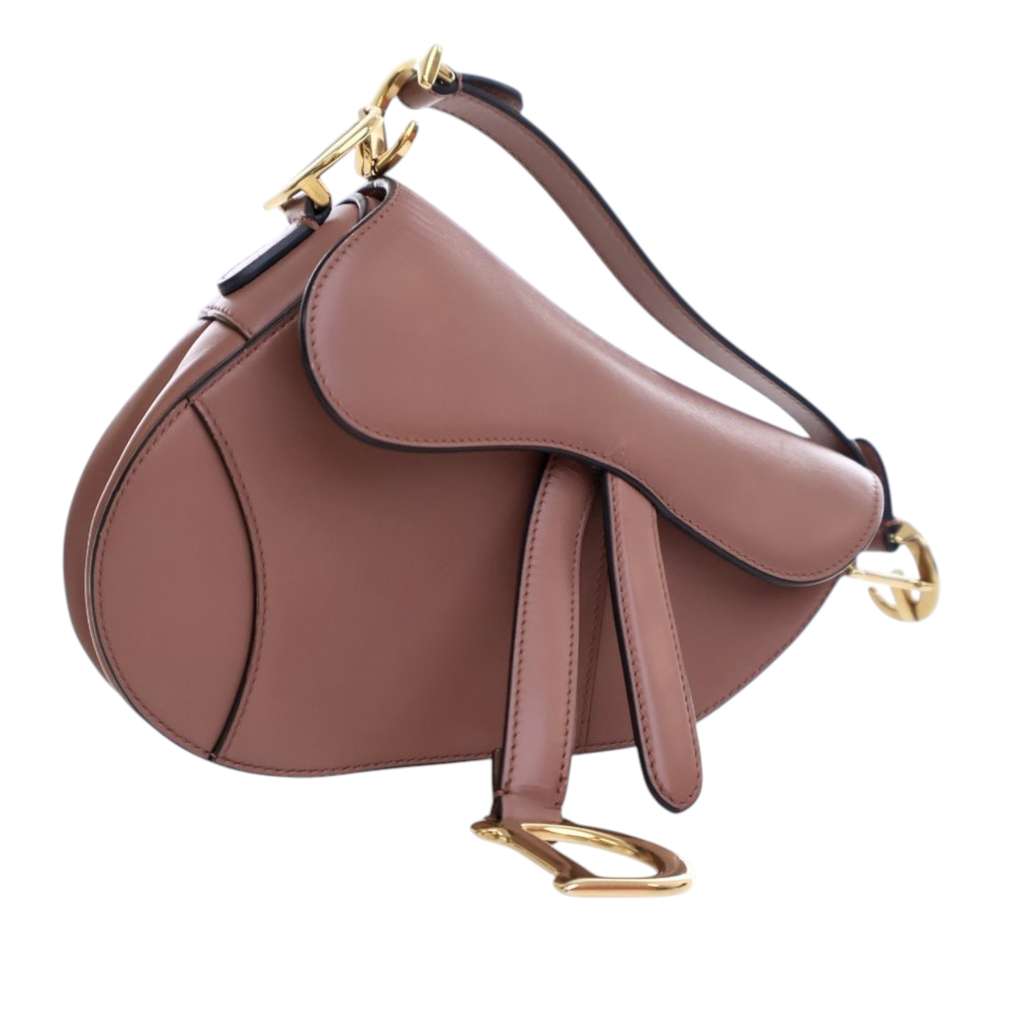 Dior Mini Calfskin Saddle Bag - 2