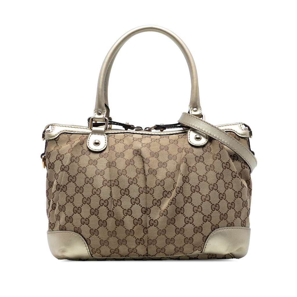 Gucci GG Canvas Sukey Satchel