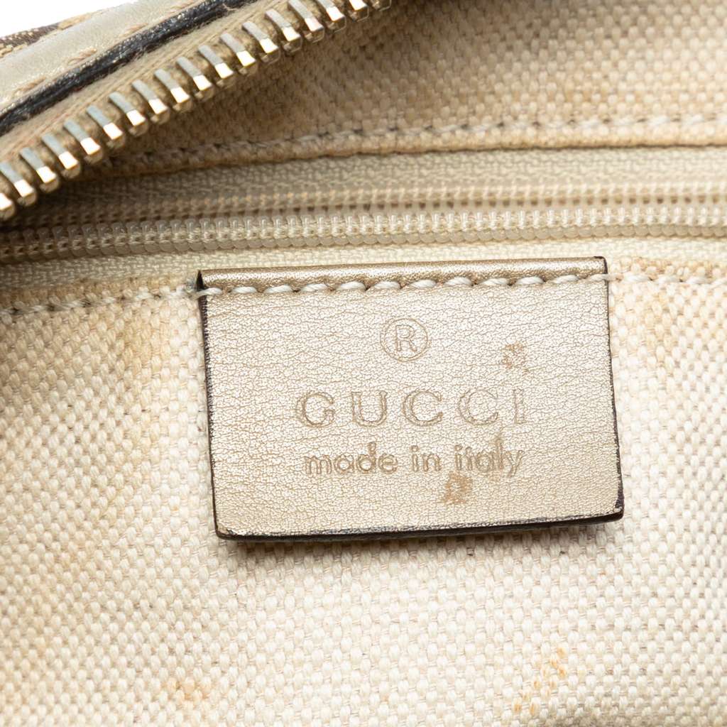 Gucci GG Canvas Sukey Satchel - Side view