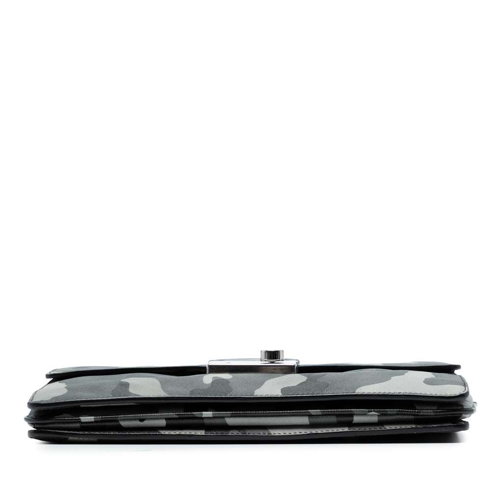 Prada Saffiano Camouflage Sound Lock Shoulder Bag - Image 6