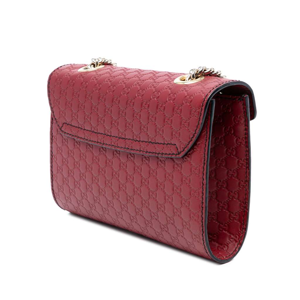 Gucci Mini Microguccissima Emily Crossbody - Back view