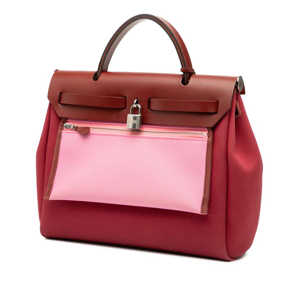 Hermès Toile Herbag Zip Retourne Verso 31 - Back view