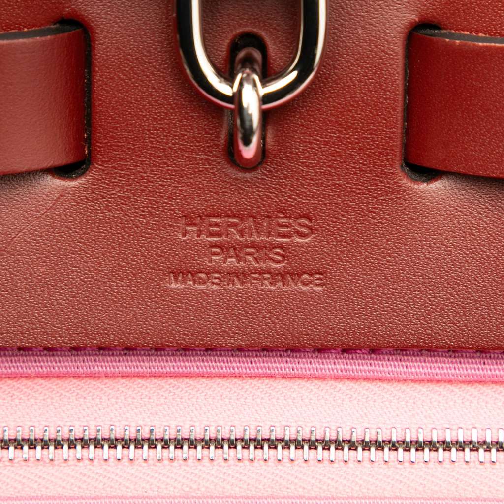 Hermès Toile Herbag Zip Retourne Verso 31 - Side view