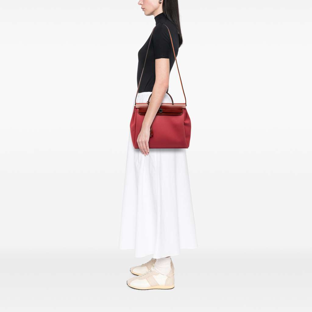 Hermès Toile Herbag Zip Retourne Verso 31 - Image 10