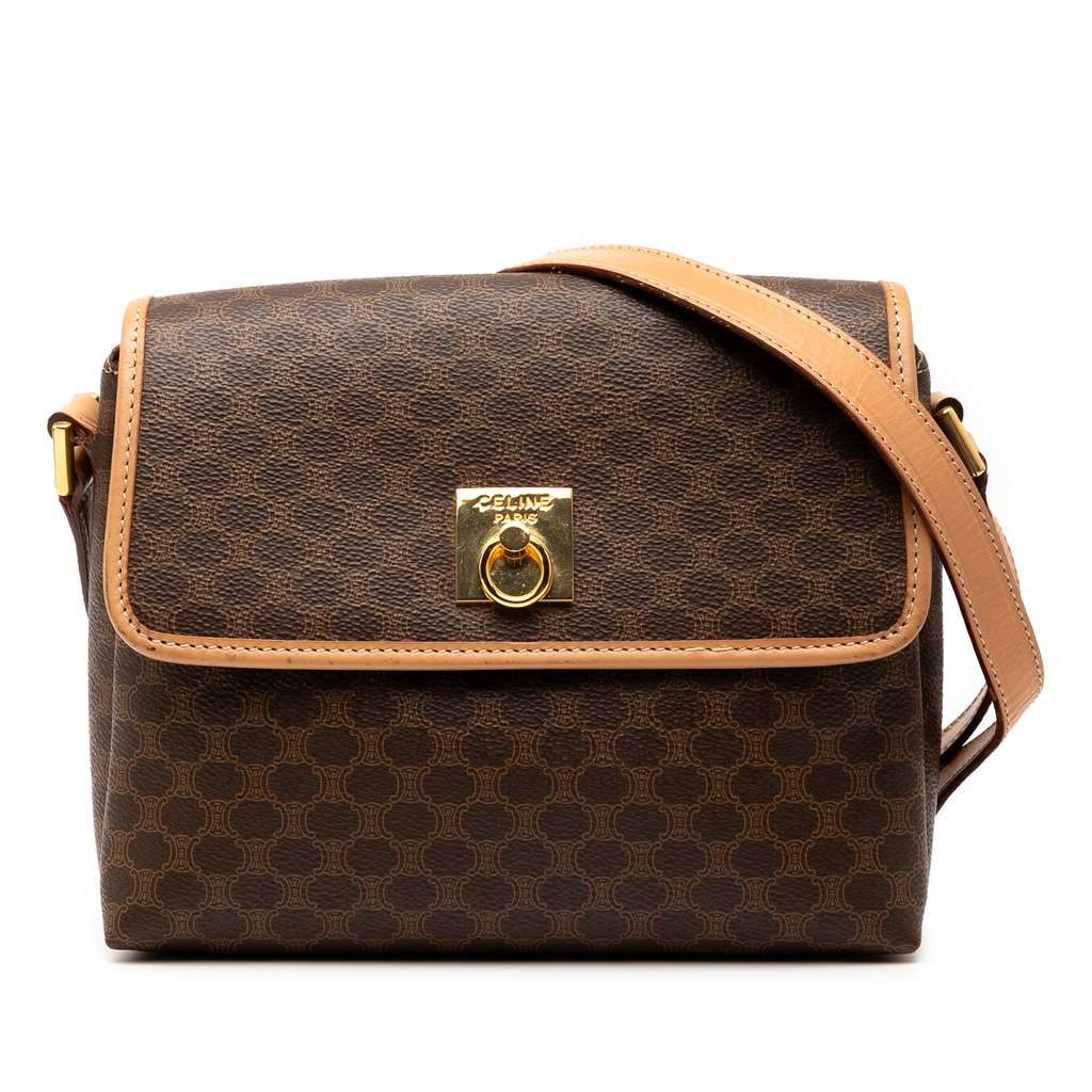 Celine Macadam Coated Canvas Crossbody