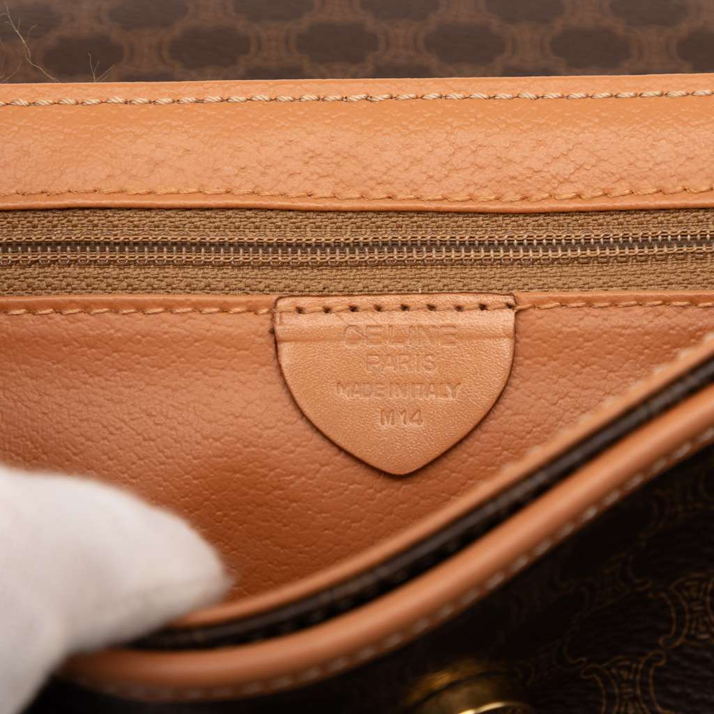 Celine Macadam Coated Canvas Crossbody - Side view