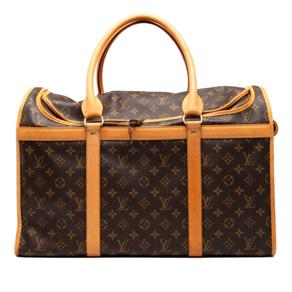 Louis Vuitton Monogram Sac Chien Pet Carrier 50