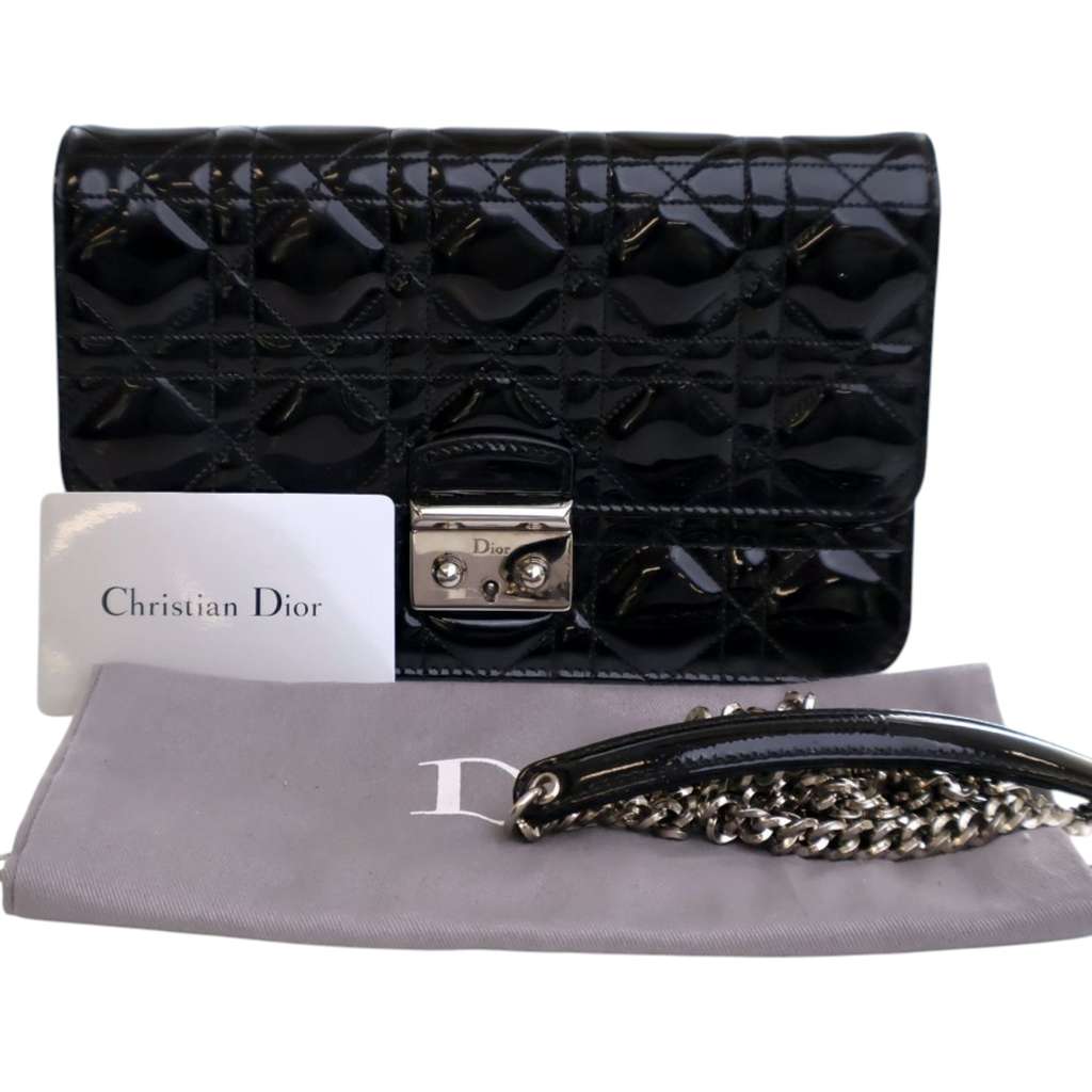Dior Patent Cannage Miss Dior Promenade Crossbody - Image 14