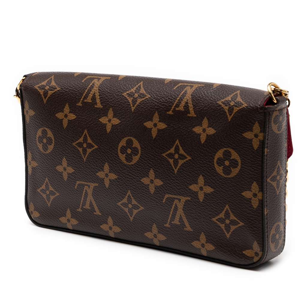 Louis Vuitton Monogram Pochette Felicie - Back view