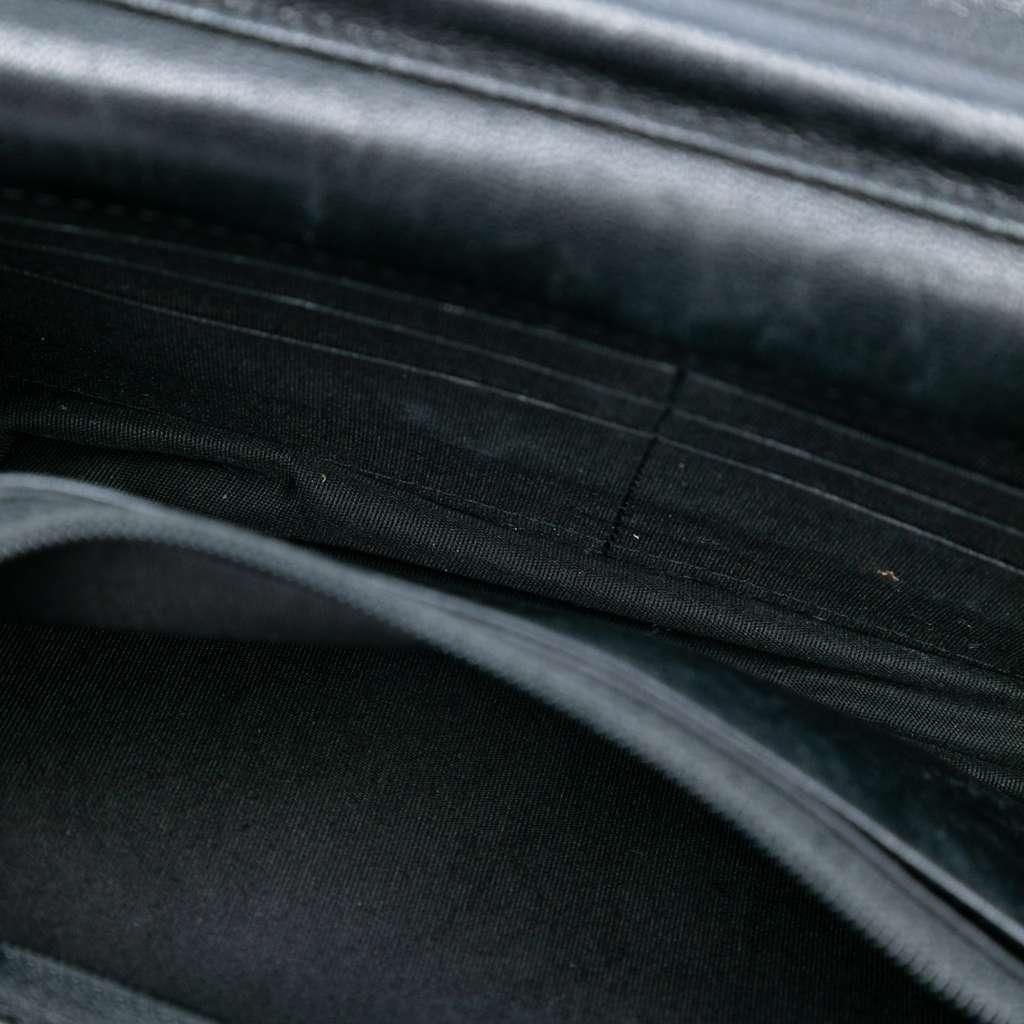 Chanel Chevron Sheepskin Mademoiselle Vintage Wallet on Chain - 4