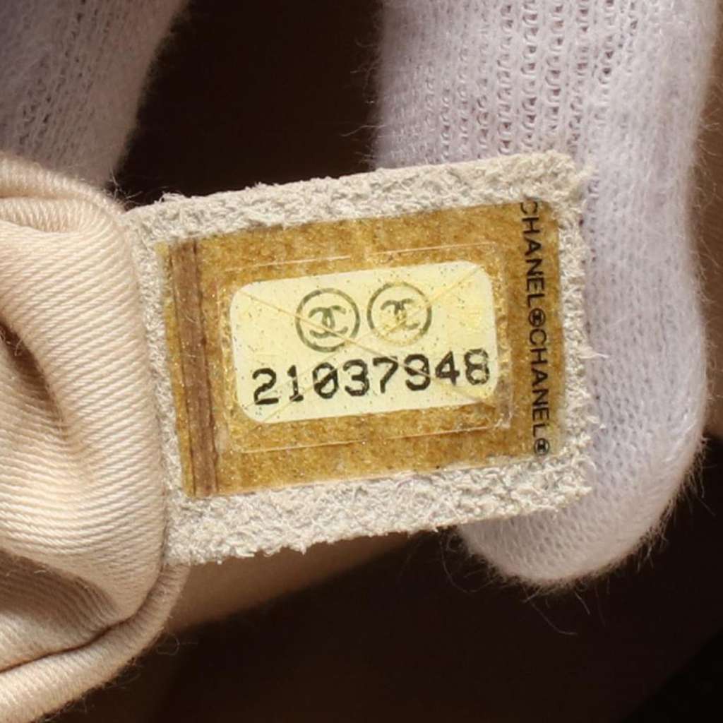 Chanel Large Tweed and Lambskin Girl Bag - Side view