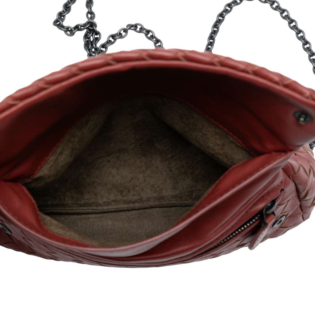 Bottega Veneta Mini Nappa Intrecciato Expandable Chain Flap Crossbody - 4