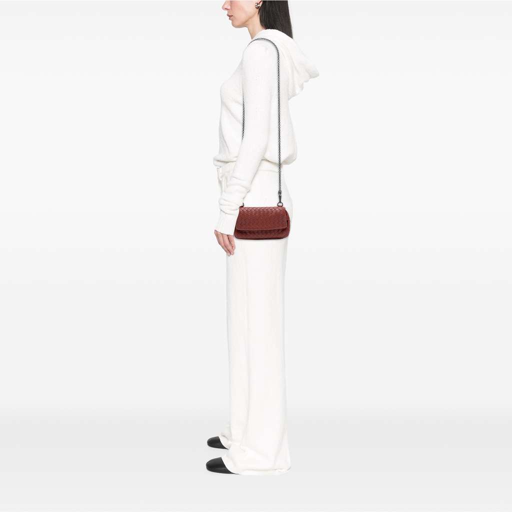 Bottega Veneta Mini Nappa Intrecciato Expandable Chain Flap Crossbody - Detail 2