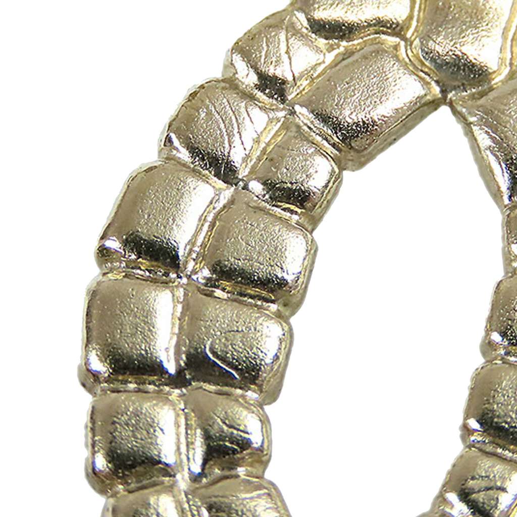 Chanel Gold Plated Enamel CC Brooch - 4