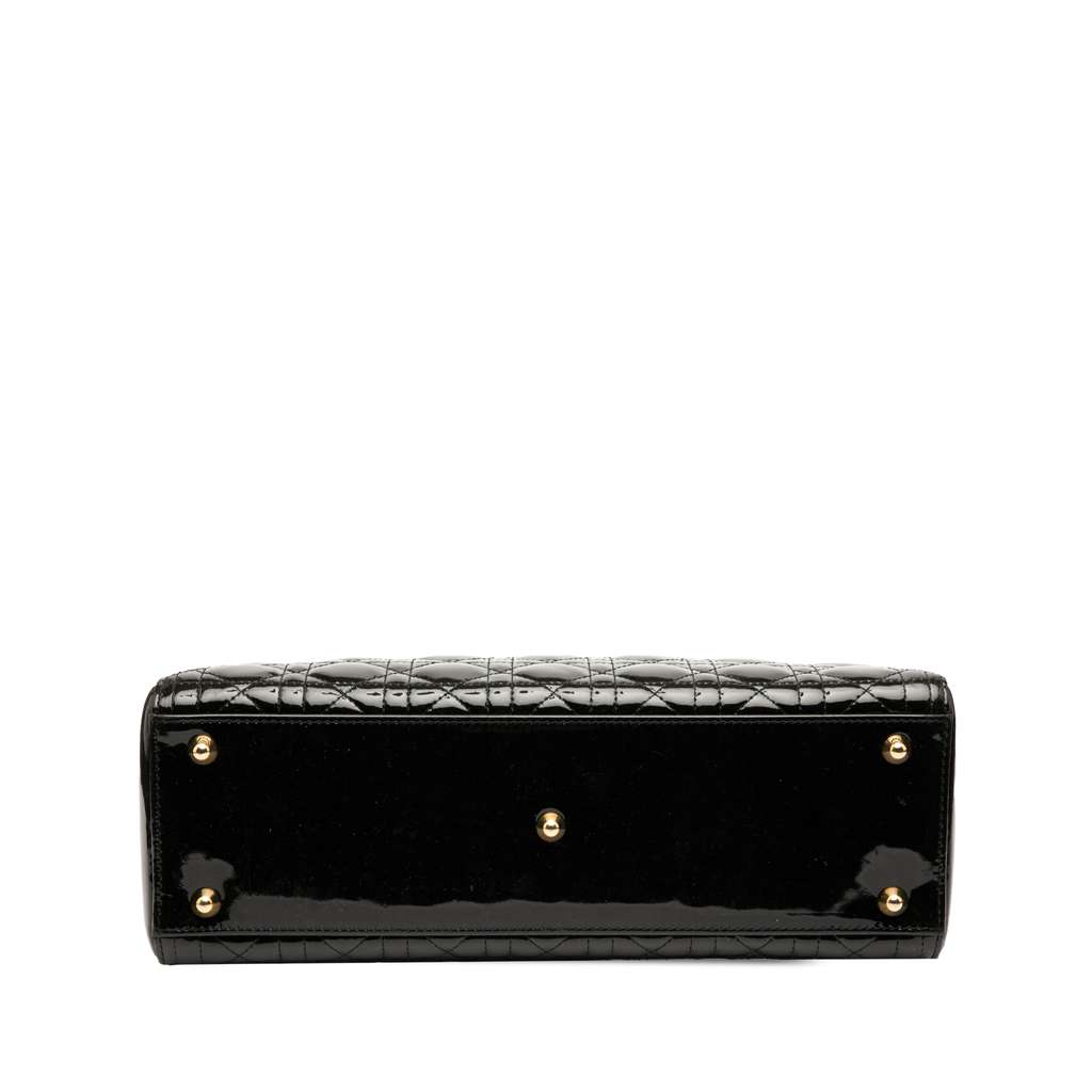 Dior Large Patent Cannage Lady Dior - 3