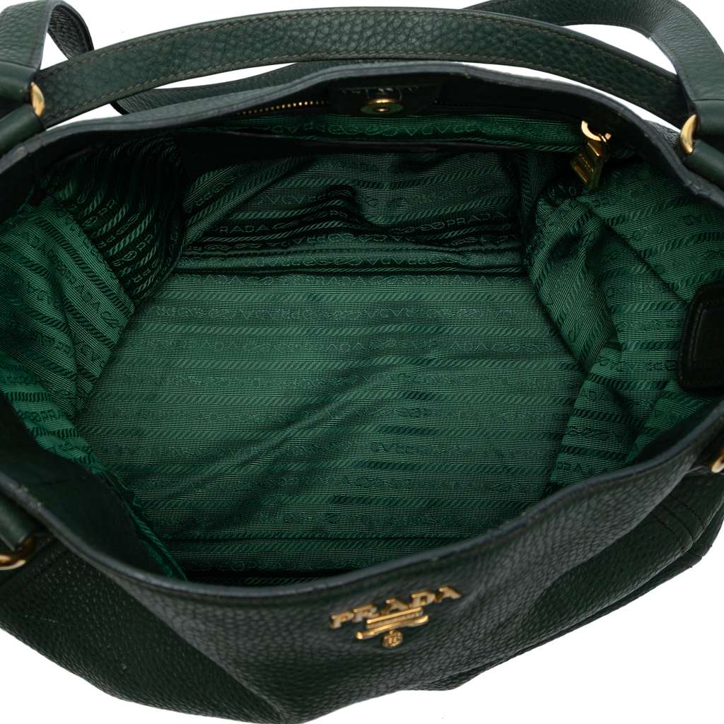 Prada Vitello Daino Double Pocket Tote - 4