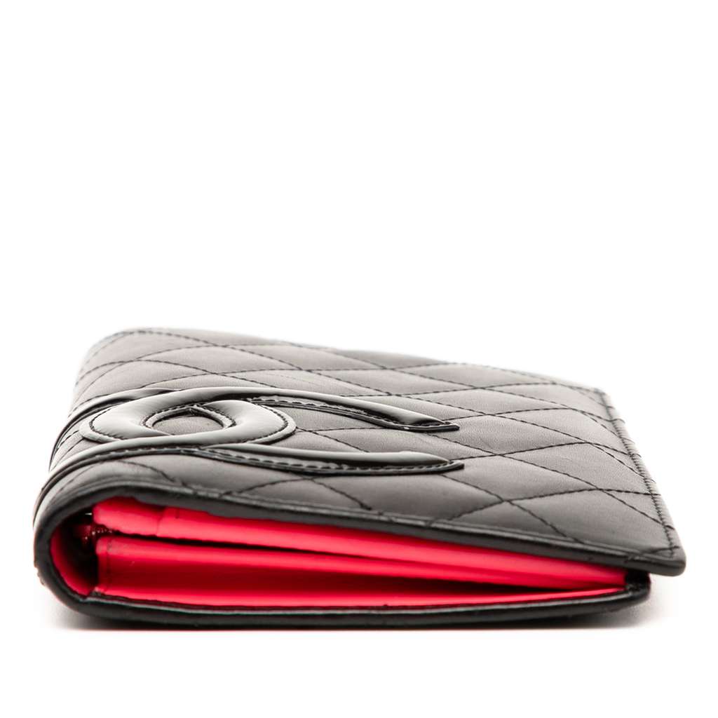 Chanel Quilted Lambskin Cambon Ligne Bifold Wallet - Image 6