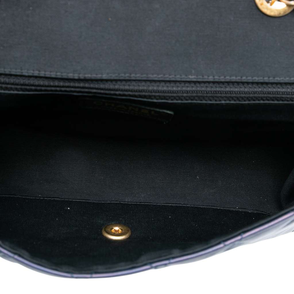 Chanel Medium Bicolor Quilted Lambskin Elegant CC Flap - 4