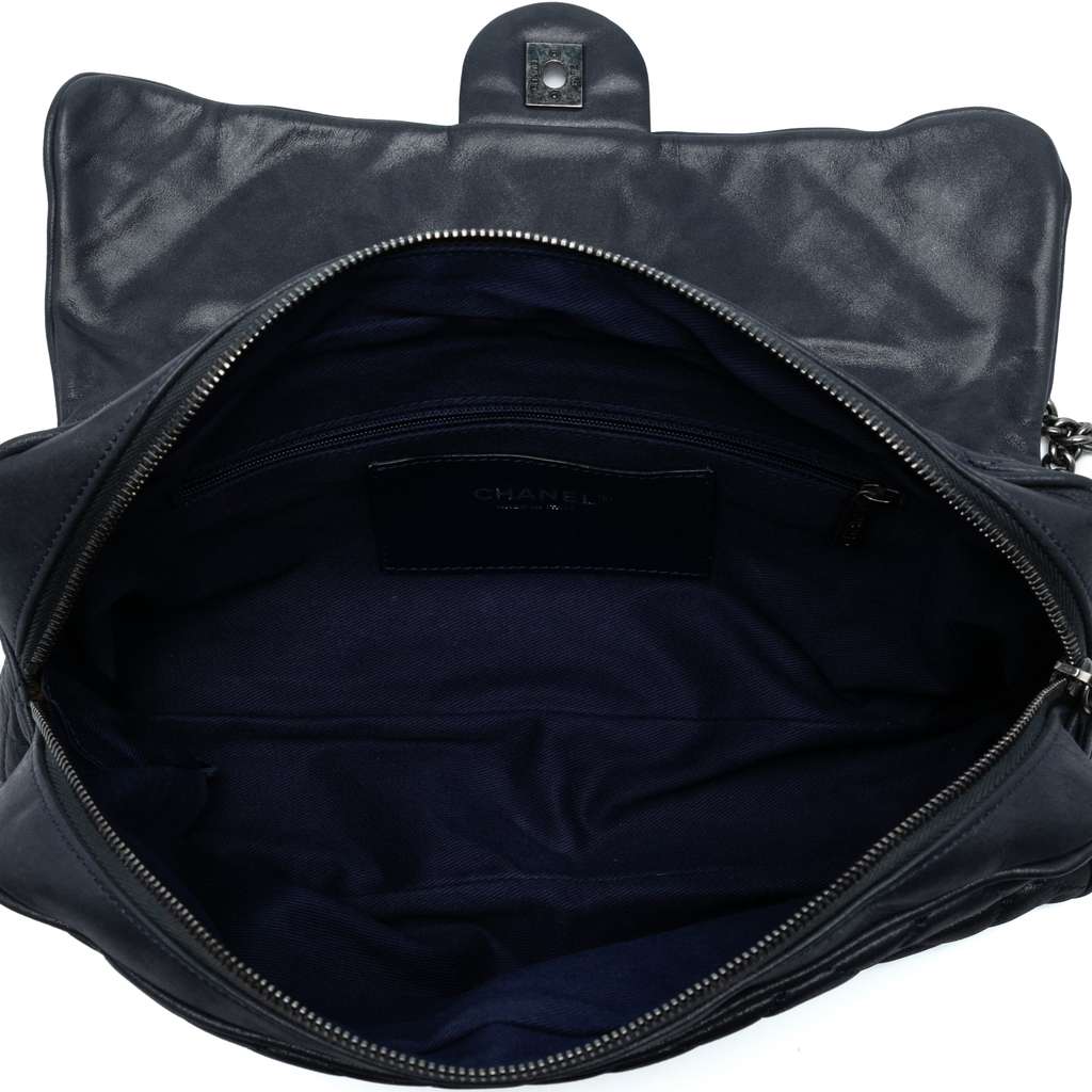 Chanel Large Quilted Iridescent Calfskin Shiva Flap - 4