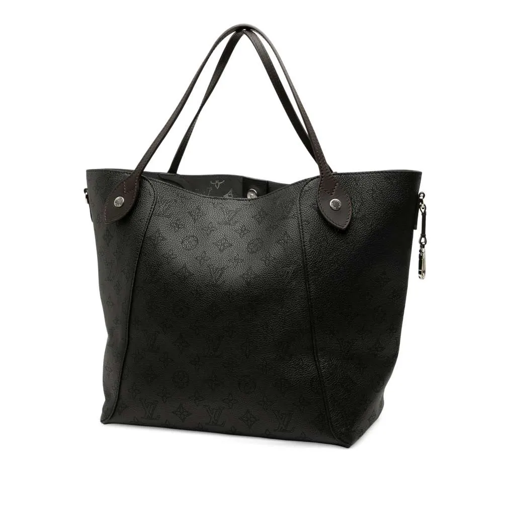 Louis Vuitton Monogram Mahina Hina MM Black Leather Very good - Back View