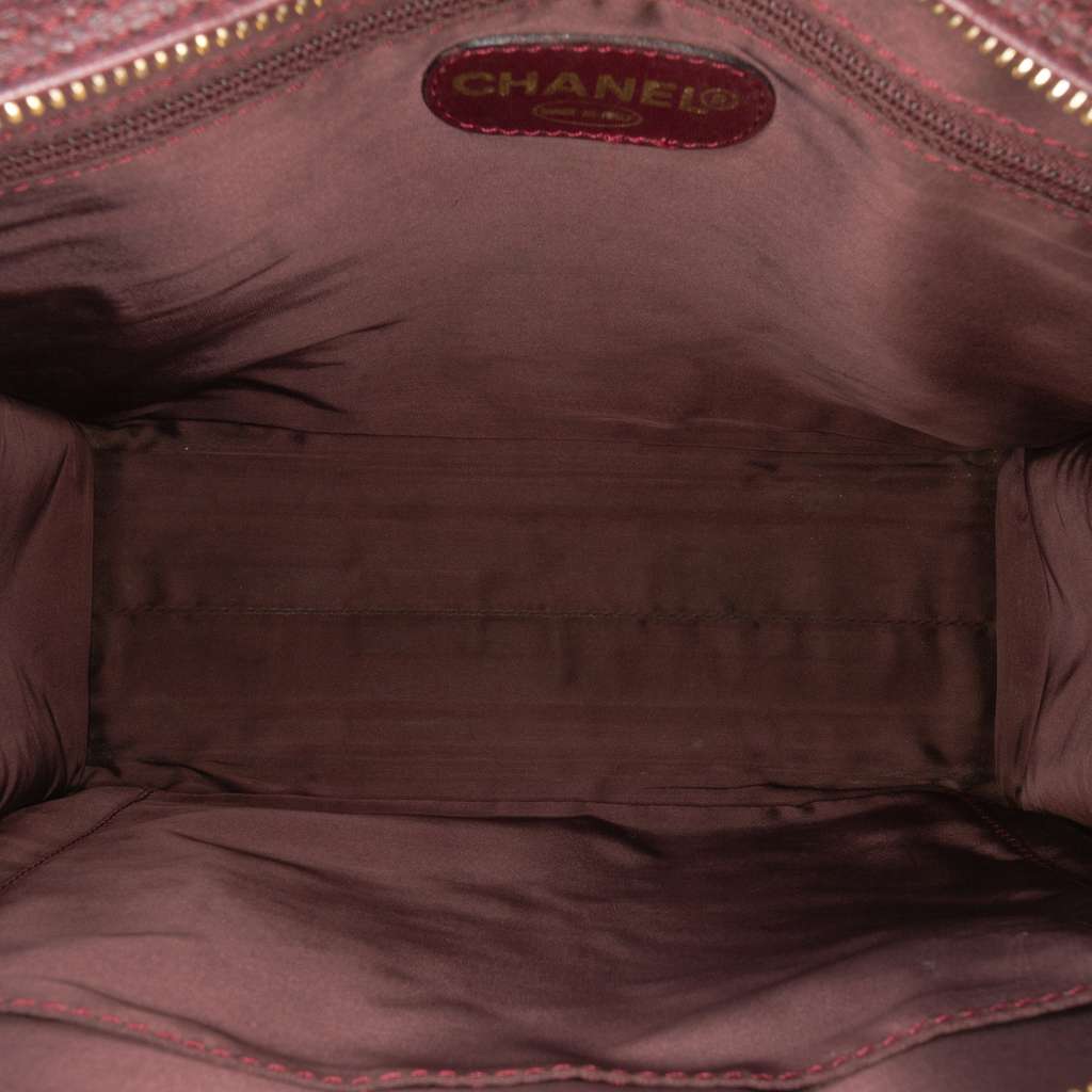 Chanel CC Caviar Chain Turn Lock Tote - 4