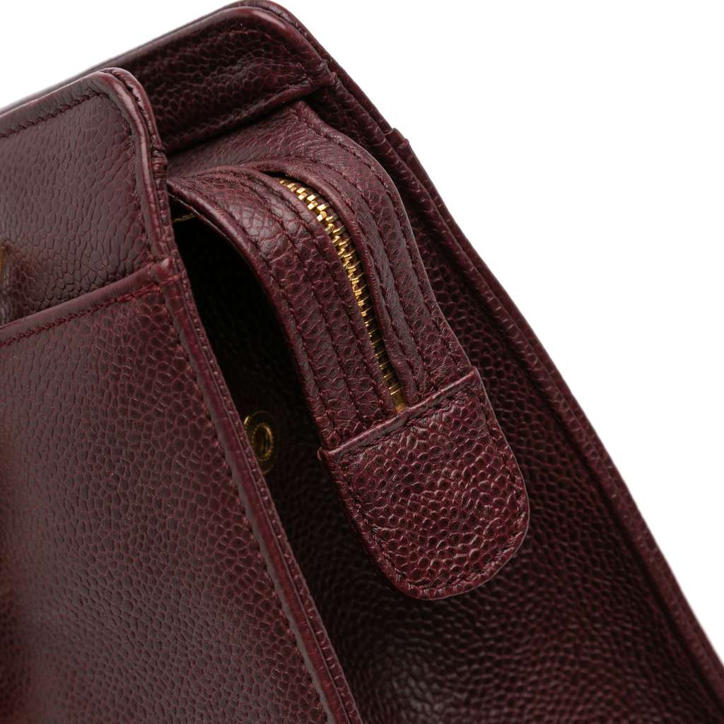 Chanel CC Caviar Chain Turn Lock Tote - Image 11