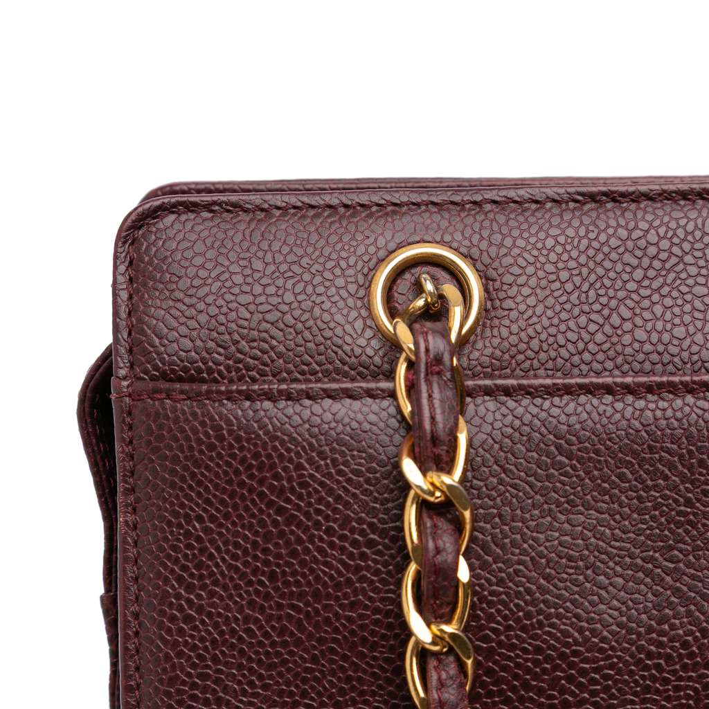 Chanel CC Caviar Chain Turn Lock Tote - Image 12
