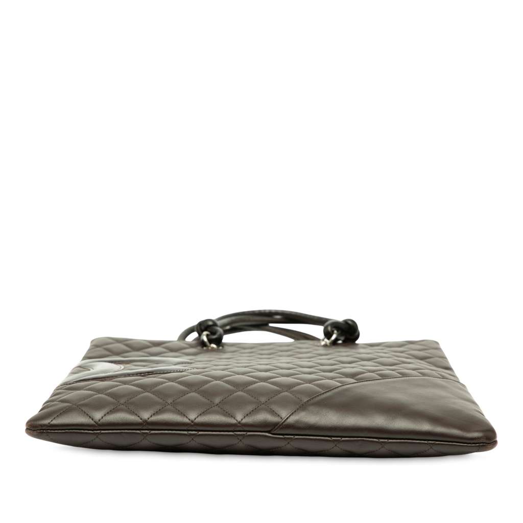 Chanel Quilted Lambskin Cambon Ligne Flat Tote - 3