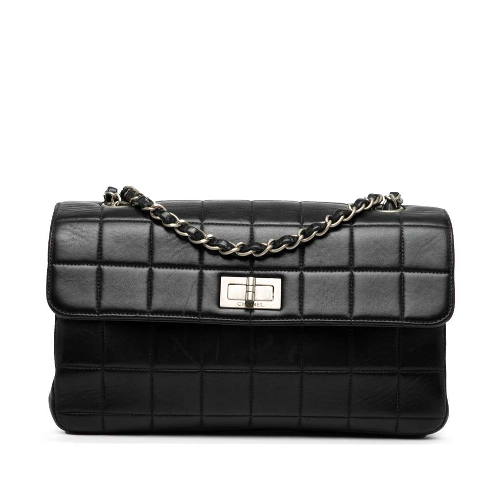 Chanel Chocolate Bar Lambskin Reissue Multipocket Flap