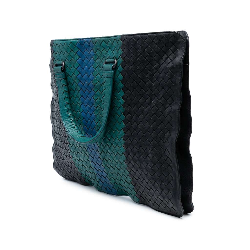 Bottega Veneta Nappa Intrecciato Club Fume Briefcase - 2