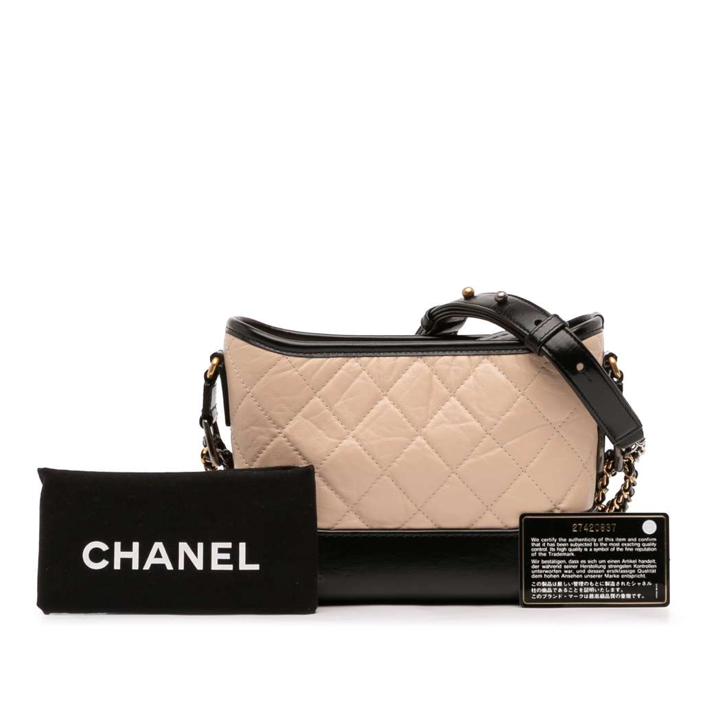 Chanel Small Quilted Aged Calfskin Gabrielle Hobo - Image 14