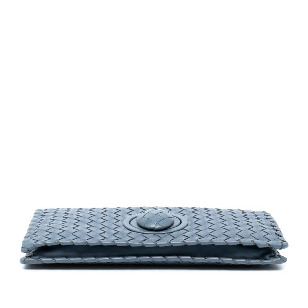 Bottega Veneta Nappa Intrecciato Turn Lock Clutch - Image 6