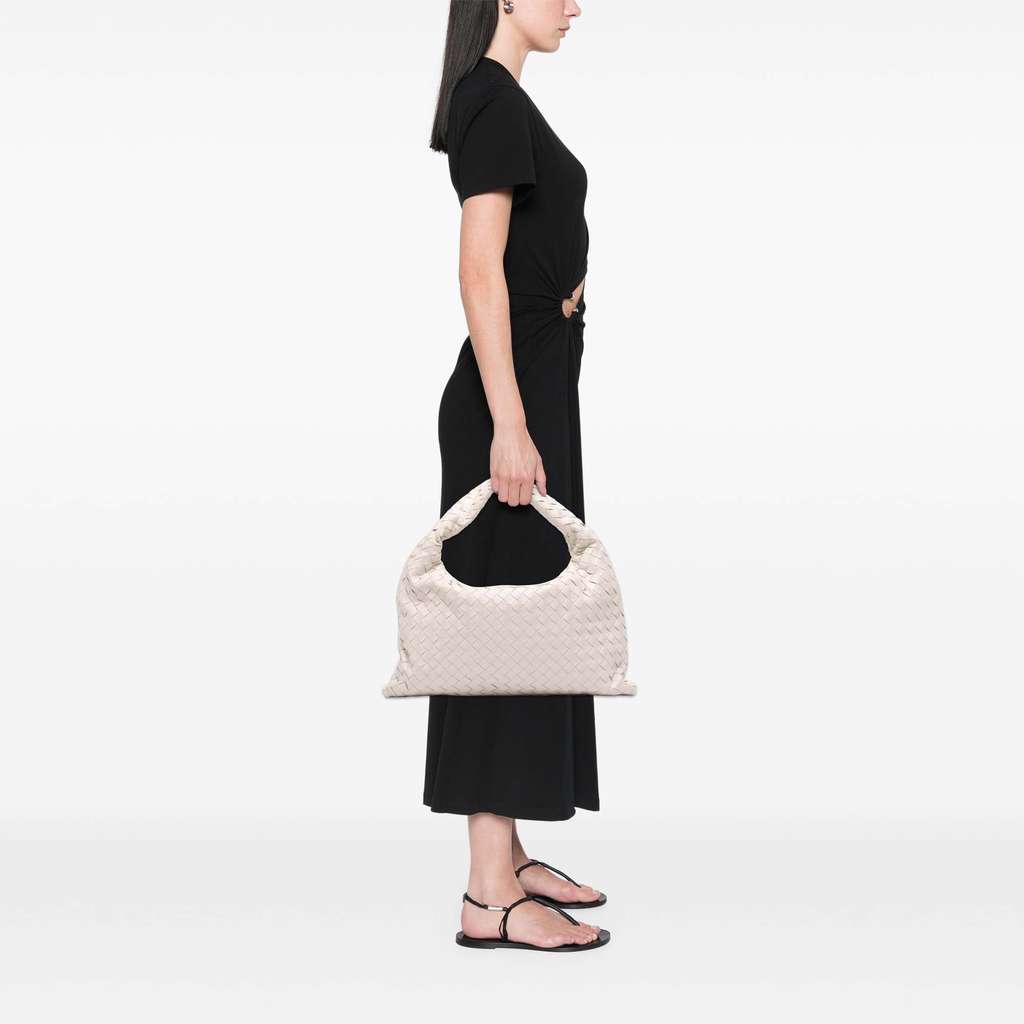 Bottega Veneta Small Calfskin Intrecciato Hop Hobo - Image 13