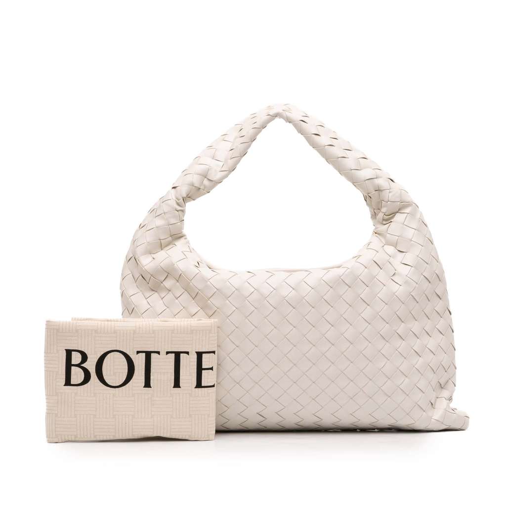 Bottega Veneta Small Calfskin Intrecciato Hop Hobo - Image 14