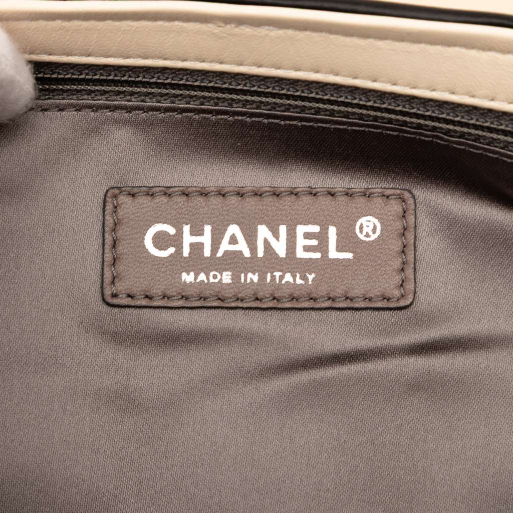 Chanel Quilted Lambskin East West Mademoiselle Accordion Flap - Side view