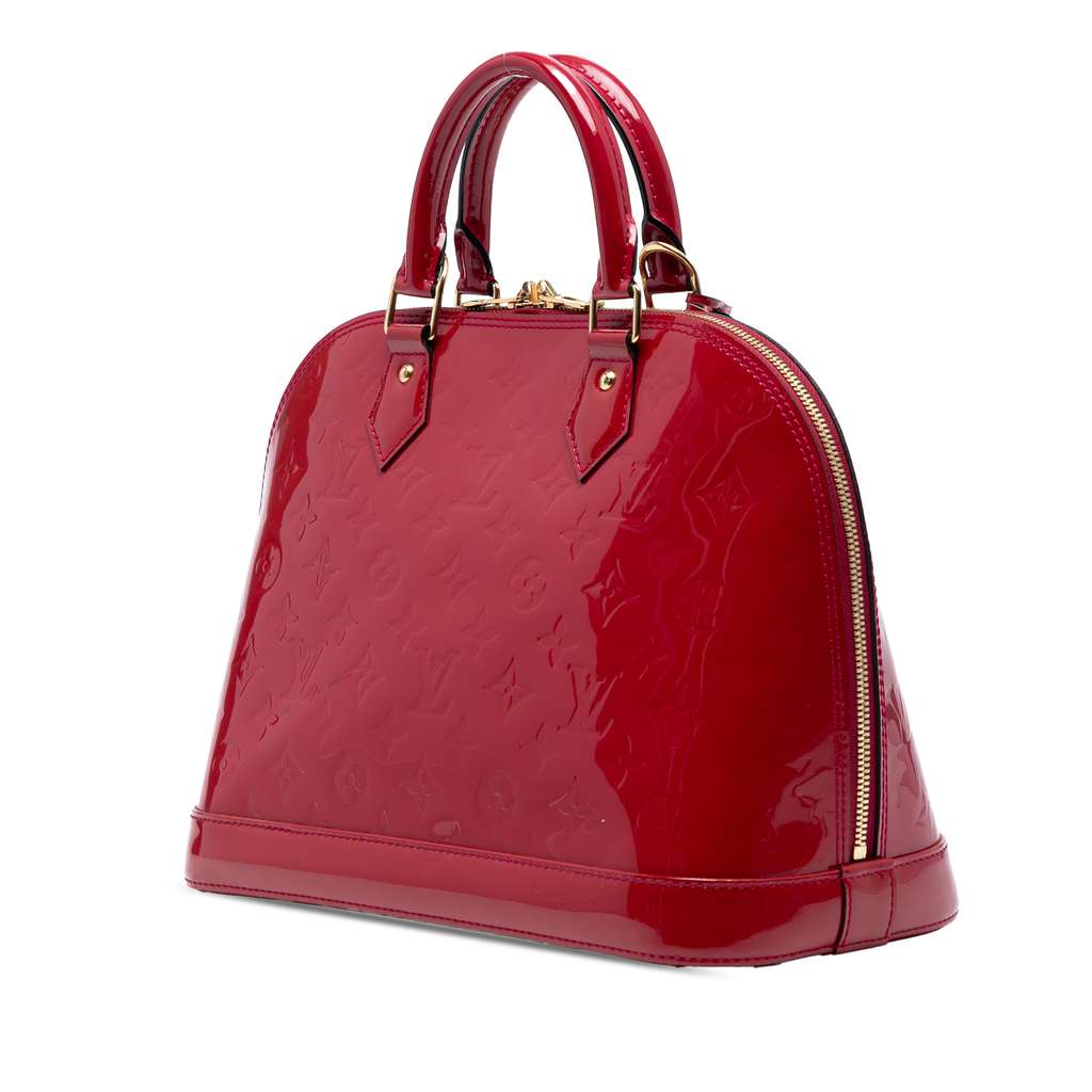 Louis Vuitton Monogram Vernis Alma PM - Back view