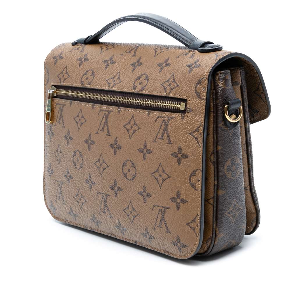 Louis Vuitton Monogram Reverse Pochette Metis - Back view