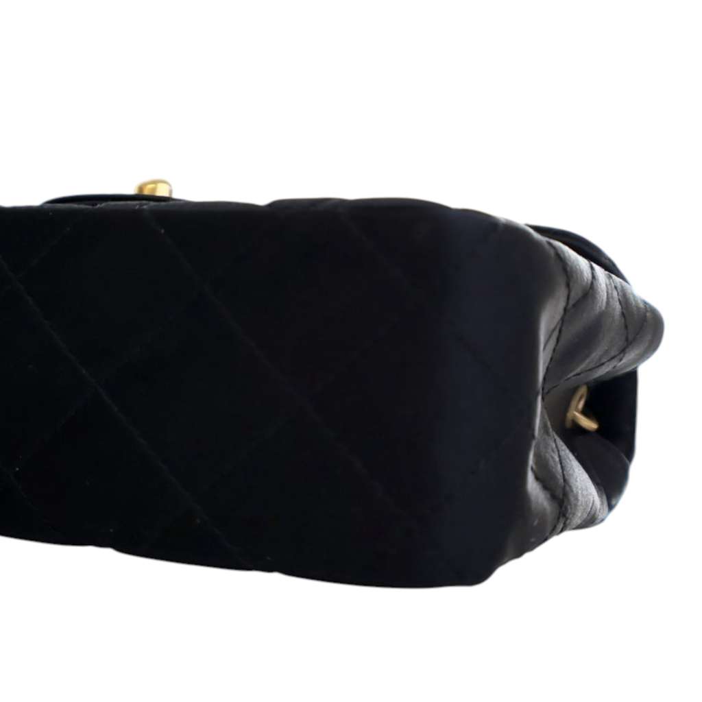 Chanel Extra Mini Rectangular Classic Satin Single Flap - Detail 2