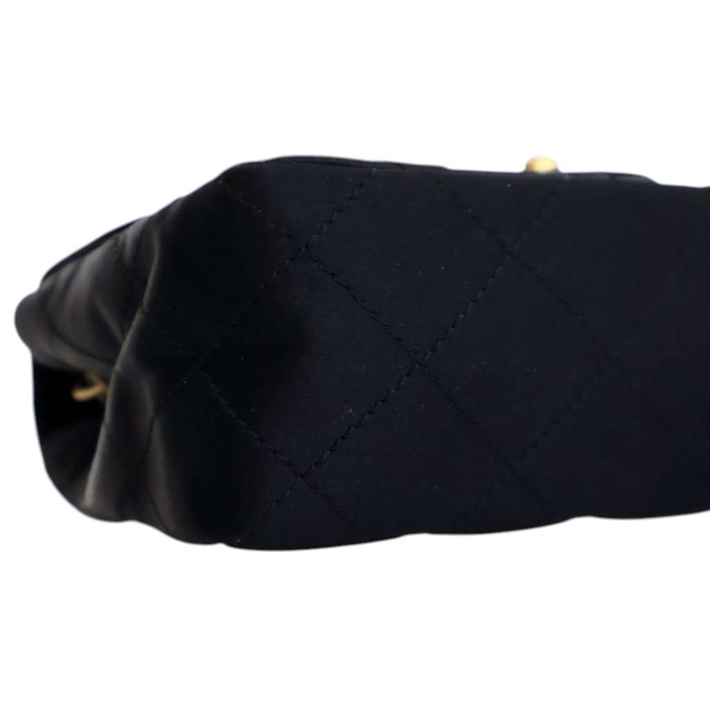 Chanel Extra Mini Rectangular Classic Satin Single Flap - Image 10