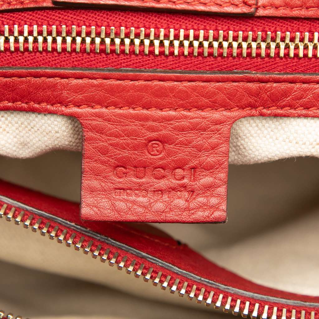 Gucci Medium Calfskin Bamboo Shopper Satchel - Side view