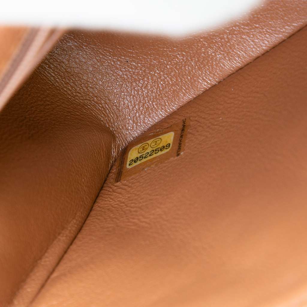 Chanel Mini Rectangular Classic Metallic Caviar Single Flap - Side view