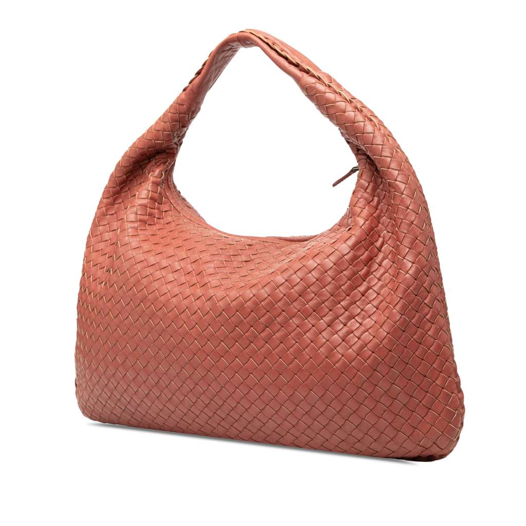 Bottega Veneta Medium Nappa Intrecciato Veneta Hobo - Back view