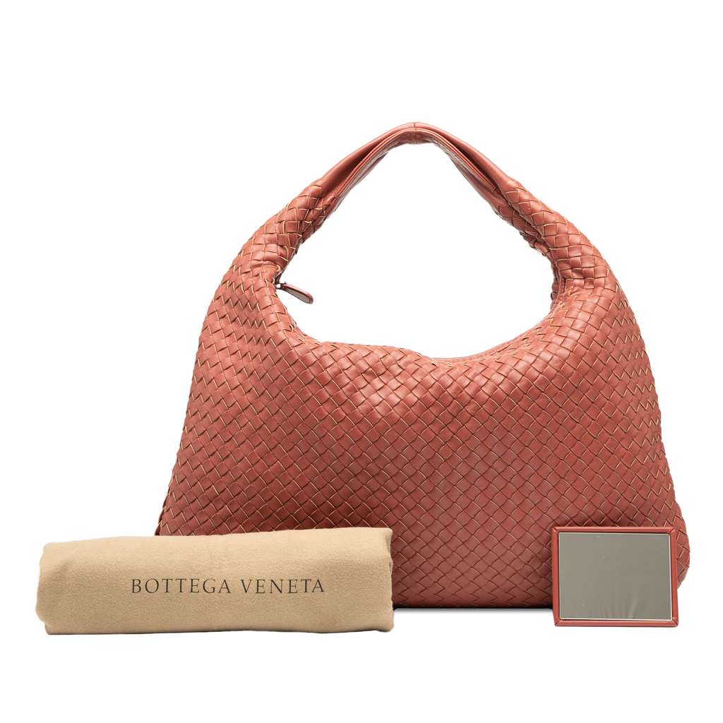 Bottega Veneta Medium Nappa Intrecciato Veneta Hobo - Image 11